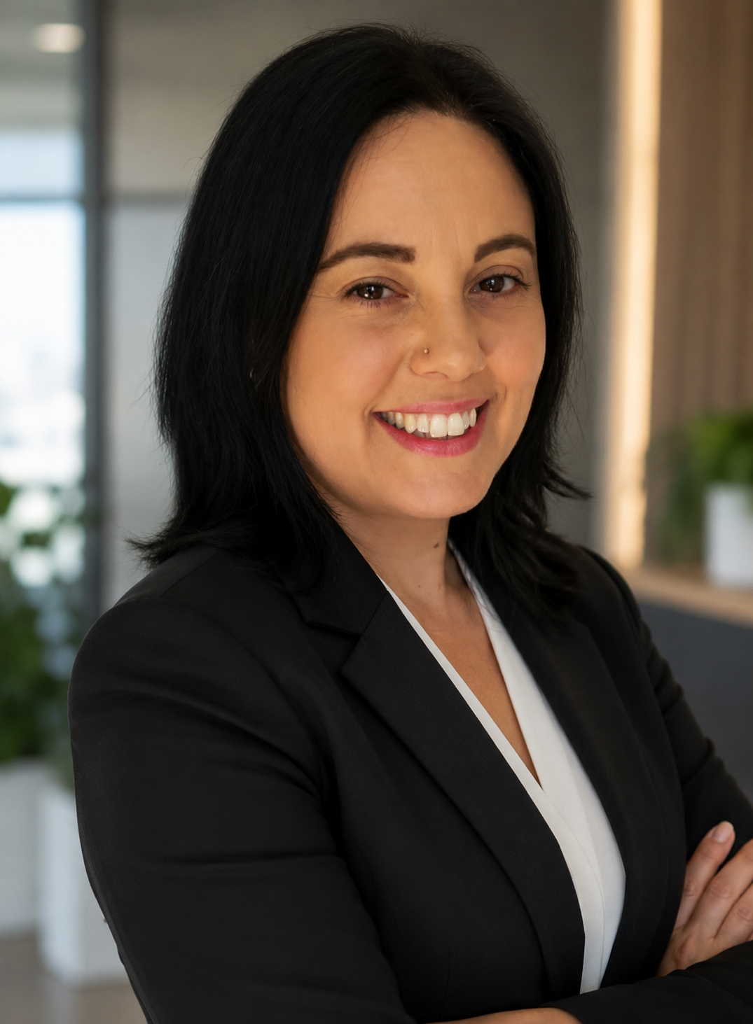 Cristiane Genesini, corretora de imóveis